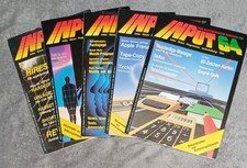 C64 INPUT ZEITSCHRIFT KONVOLUT 1985/87 ohne Disketten
