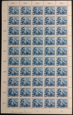 DDR Bogen 479 mit DV postfrisch, Leipziger Messe Herbst 1955 mit PLF ndgz