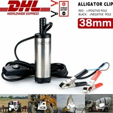 12V Edelstahl Tauchpumpe 38 mm Diesel Öl Wasserpumpe Bootpumpe Transfer Auto KFZ