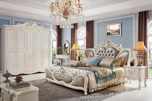 Chesterfield echtholz bett - chesterfield,