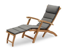 Fritz Hansen Skagerak Auflage Polster Steamer Sonnenliege charcoal Outdoor