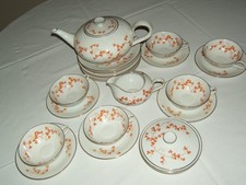 altes, sehr schönes, seltenes Teeservice von H&C - Heinrich - für 6 Personen