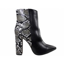 Schwarze Damen-Öko-Stiefel