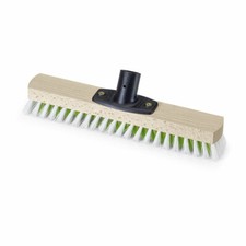 Nölle Schrubber Wischer Holz Power-Stick-Halter 29 cm harte Kunststoffborsten