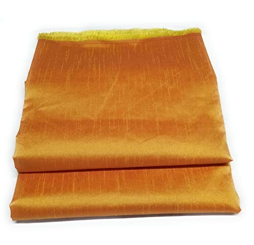 Indischer seidenstoff orange - seidenstoff,