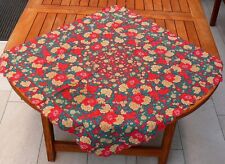 Sander Tischwäsche Tischdecke Mitteldecke 85 x 85 cm Baumwolle Blumen Festonrand