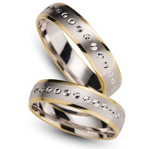 Paar trauringe 585 gold - trauringe,