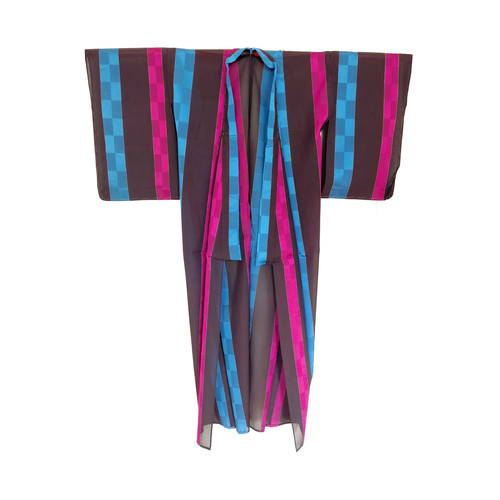 Kimono yukata schwarz mit - yukata,