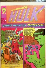 Hulk 3, Heft, Williams Verlag, 1974, Zustand 2, 20 Fotos im Angebot!