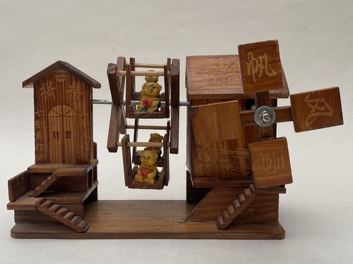 Holz spieluhr teddybär - holz,