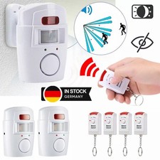 2x Bewegungsmelder Alarm Infrarot Alarmanlage PIR Hausalarm für Wohnmobil 105dB