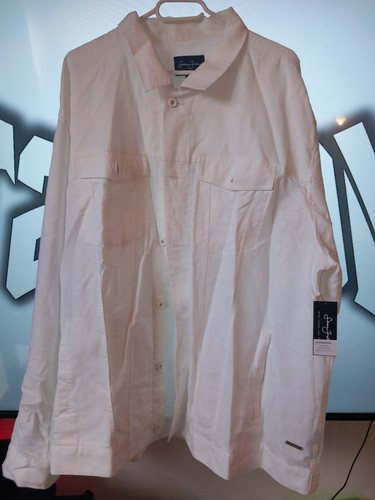 Sean john hemdjacke - weiss, 4xl