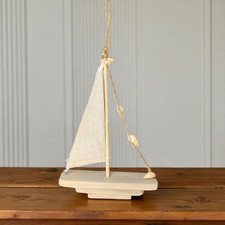 Dekoboot aus Holz zum Hängenl