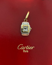 Anhänger / Charm "Uhr" von Cartier 750 Gold - bicolour - mit Zertifikat