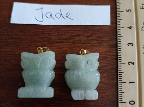 Schmuck anhänger eule - anhänger, links