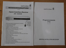 Bedienungsanleitung für Zehnder - Digital-Satelliten-Receiver DX 2202
