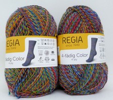 Sockenwolle Regia 4fädig 2 x