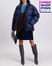 UVP 1149€ IENKI IENKI Daunen Puffer Jacke Gr. M gesteppt Full Zip High Neck