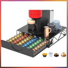 Stylischer Kapselhalter mit rutschfesten Füßen für Nespresso Maschinen