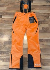 DLX ® Herren Skihose 20000mm² Säule / Taped Seams / Strech Orange Gr. L UVP 200€
