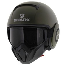 Shark Street Drak matt green - Size XS - Motorcycle helmet