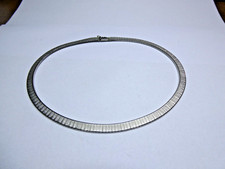 B127-835 Silber  Collier Lang