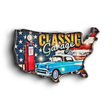 Blechschild Gas Station USA