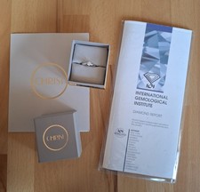 CHRIST Solitär Ring 0,52 ct
