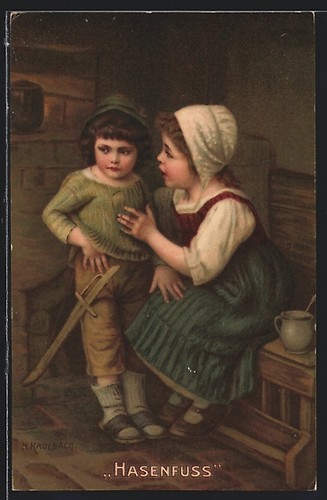 Künstler hermann kaulbach - künstler-ak,