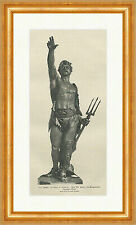 Ave Caesar morituri te salutant Bronzestatue Pius Belouski Holzstich E 26180