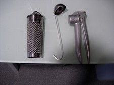 Kleine Gyrator, Knoblauchpresse und kleine Schöpfkelle (LETZTES SET)