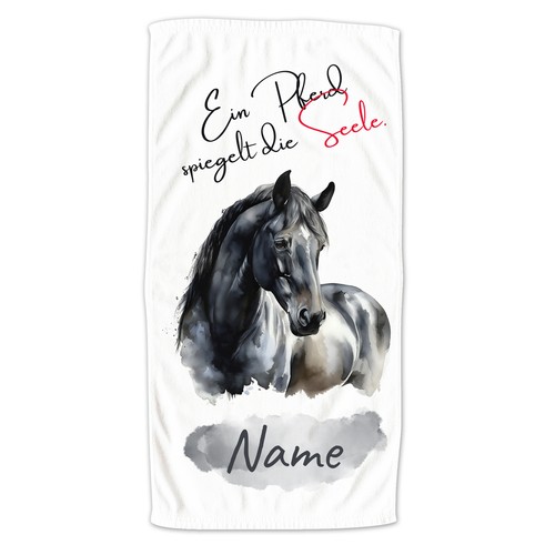 Pferd handtuch mit - mit, und