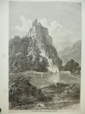 Orig. kolorierter Holzstich -