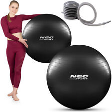 NEO-SPORT Gymnastikball Sitzball Fitness Fitnessball Bürostuhl Ball mit Pumpe