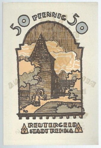 Notgeld rehna reutergeld - notgeld,