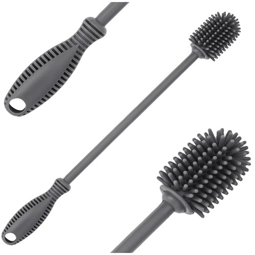 Silikon flaschenbürste 31cm - flaschenbürste,