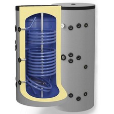 Warmwasserspeicher Trinkwasserspeicher mit 2 Wärmetauscher 150-1000 L Solar