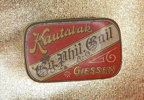 Antike kautabak dose - kautabak,