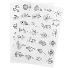  2 Sheets Schnittmuster Für