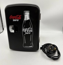 Coca-Cola Zero Personal Mini Kühlschrank funktionierende Kühlbox Wärmer 240V 12V Koolatron sehr guter Zustand
