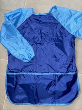 Malerumhang Malerkittel Kinder Basteln Malen Umhang blau bis 8 Jahre