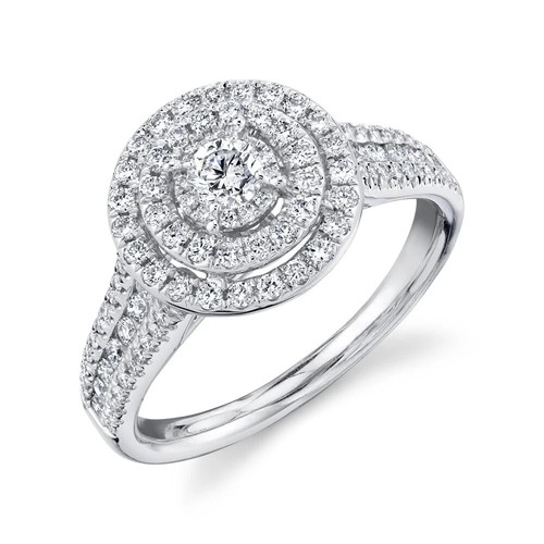 Double halo diamant - double,