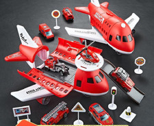Spielzeug flugzeug set mit - flugzeug,