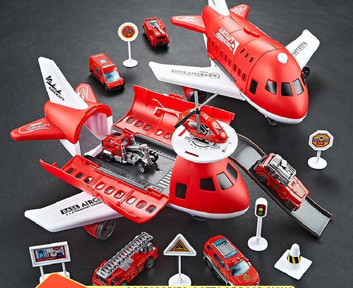 Spielzeug flugzeug set mit - flugzeug, –