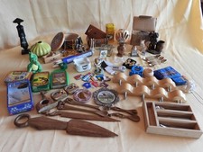 Trödel Konvolut Flohmarkt Schmuck Blechdosen Wasserzähler Kartenspiele uvm