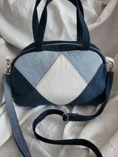 Einzigartige Jeanstasche Handtasche Damentasche Handarbeit Nachhaltig Upcycling