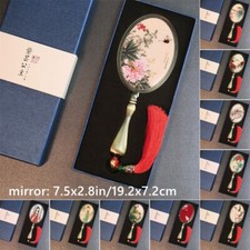 1X Vintage Metall Handspiegel