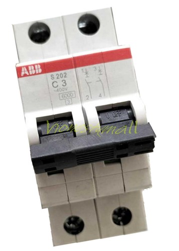 1pc used abb s202 - 2p, 3a