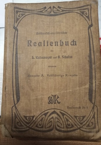 Realienbuch kahlmeyer und - kahlmeyer,