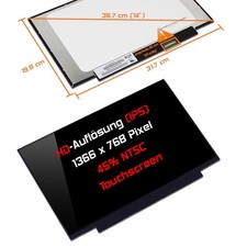 14" WXGA HD LED Ersatz Display